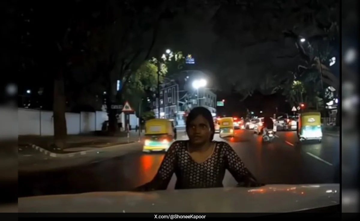Shocking Dashcam Video From Bengaluru Shows Woman Faking Car Accident Shocking Dashcam Video From Bengaluru Shows Woman Faking Car Accident