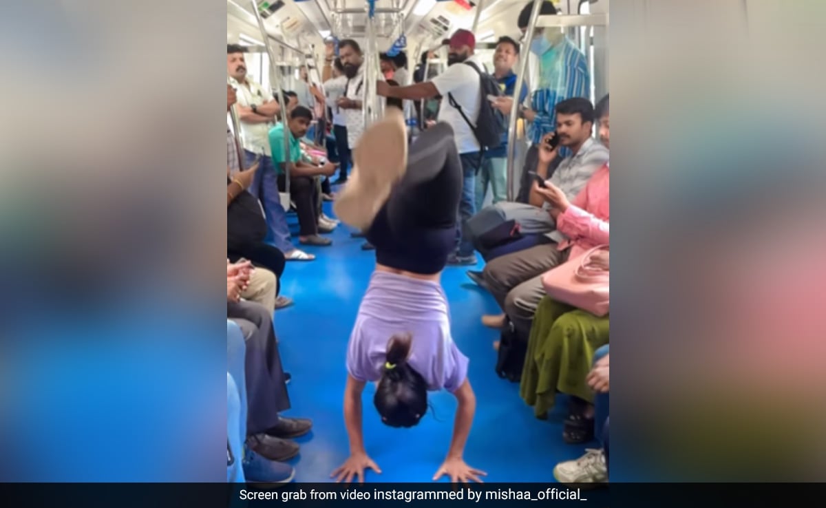 Video Of Woman’s Somersault In Metro Goes Viral, Users From Bengaluru React Video Of Woman’s Somersault In Metro Goes Viral, Users From Bengaluru React