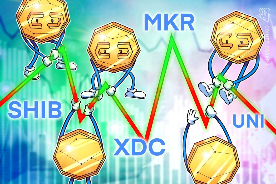 Bitcoin’s sideways price action leads traders to focus on SHIB, UNI, MKR and XDC Bitcoin’s sideways price action leads traders to focus on SHIB, UNI, MKR and XDC