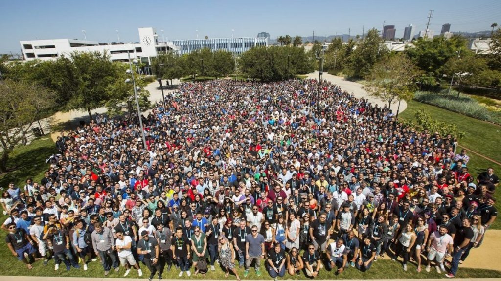 The employees of Riot Games .