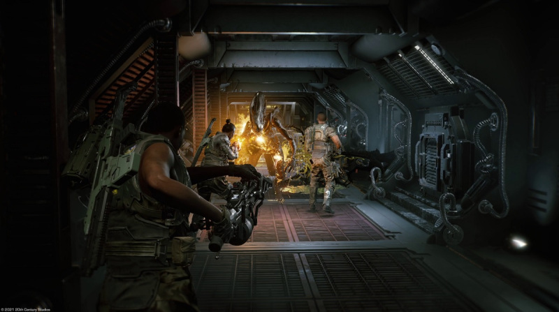 Aliens Fireteam is full of intense firefights with xenomorphs.