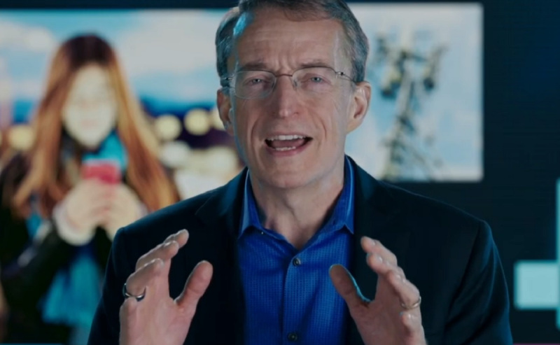 Intel CEO Pat Gelsinger touts the latest Intel Xeon Scalable processors.