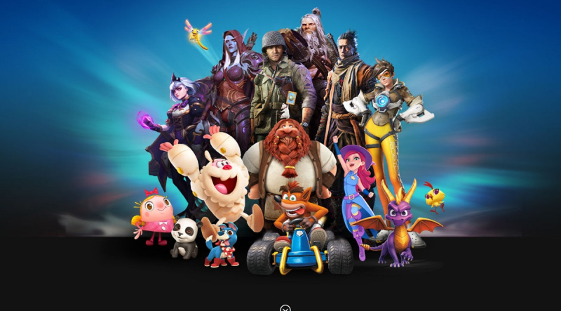 Activision Blizzard's game characters.