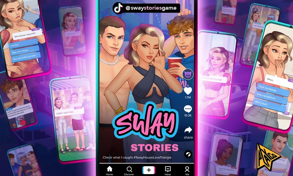Sway Stories is an instant game on TikTok.