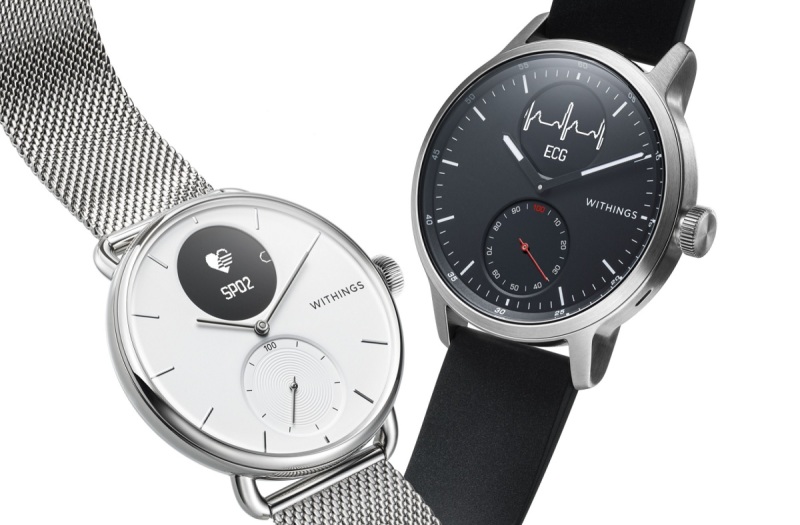 Withings's medical smart watch has a traditional look.