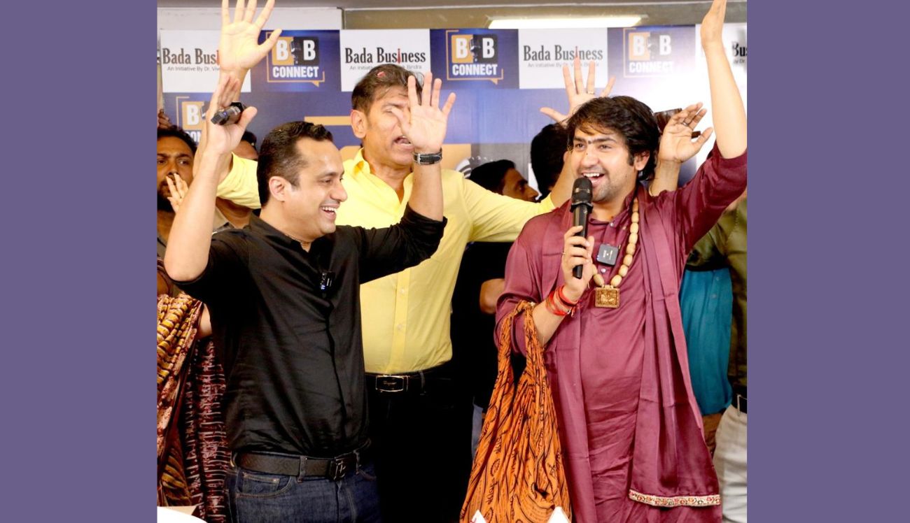 Baba Bageshwar Dham Sarkar’s Inspiring Visit to Dr Vivek Bindra’s Office: Bridging Spirituality and Entrepreneurship Baba Bageshwar Dham Sarkar’s Inspiring Visit to Dr Vivek Bindra’s Office: Bridging Spirituality and Entrepreneurship